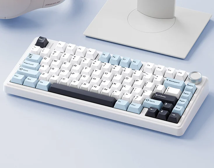 

F75 Mechanical Keyboard Wired/2.4G Wireless RGB PBT 75% Layout Gasket Customized PC Gaming Keyboard