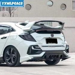 Type-R Stijl Achterkofferbak Lip Spoiler Vleugel Auto Accessoires Voor Honda Civic 2016 2017 2018 2019 2020 10th Gen Fk7 Hatchback