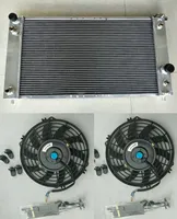 Aluminum Radiator + Fans For Chevy Chevrolet S10 Blazer GMC Jimmy Sonama Homebre Pickup 4300 V6 4.3L 1995-2005 262cu Vortec