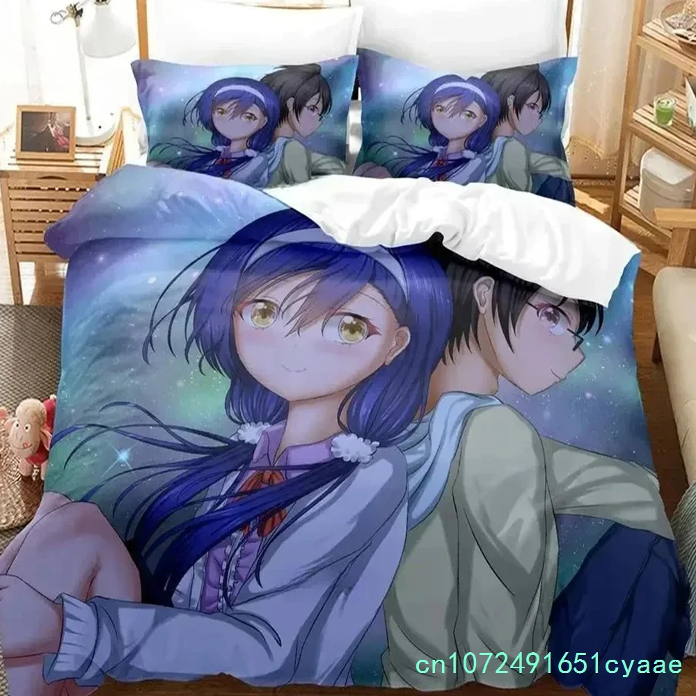 New We Never Learn Bedding Set Single Twin Full Queen King Size Bed Set Adult Kid Bedroom Duvet Cover Sets 3D Anime Kawaii Bed