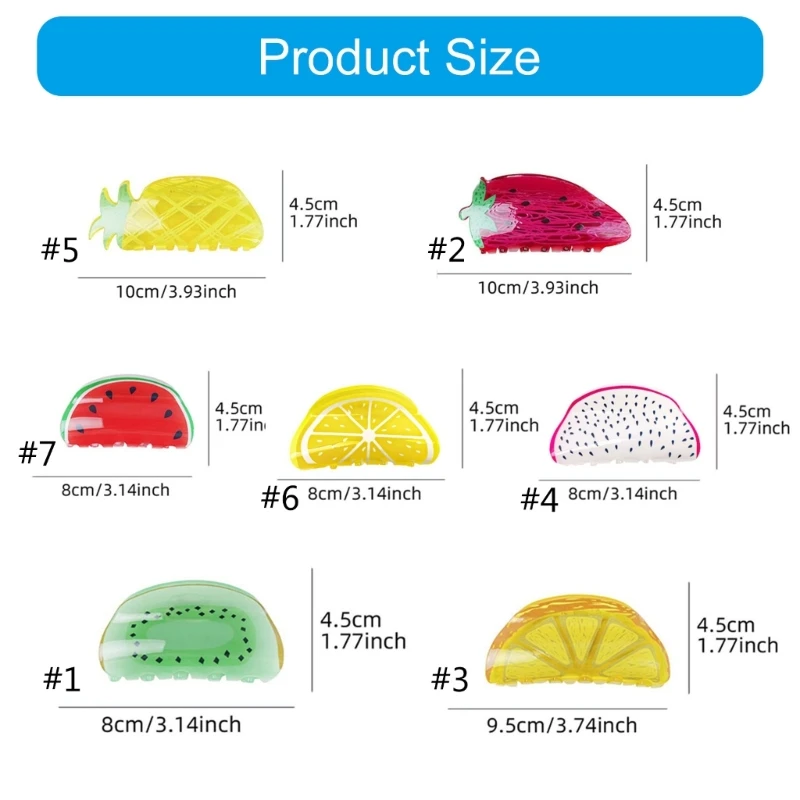 Aksesori Rambut Jepit Rambut Penahan Rambut Buah Halus untuk Ulang Tahun dan Pertemuan