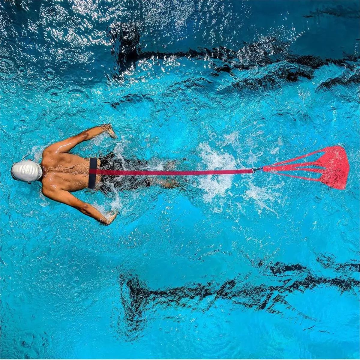 2026 New Swimming Resistance Training Set - Aquatic Resistance Belt, Swim Parachute, Pool Trainer Set