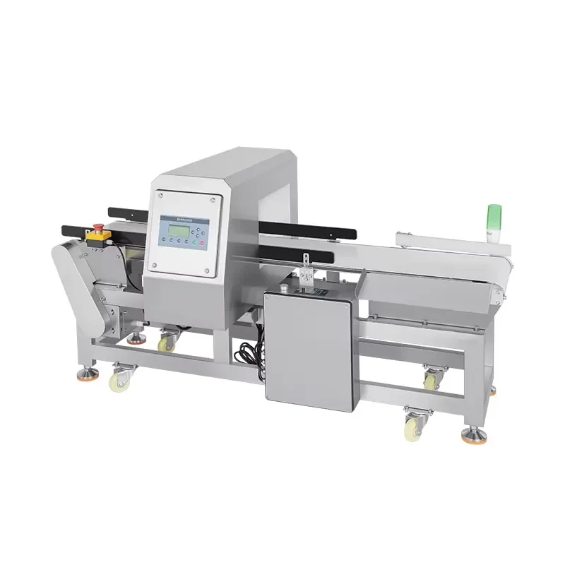 Customized Industrial Metal Detector with Push Lever Rejection for Food, Plastic and Chemical Industry