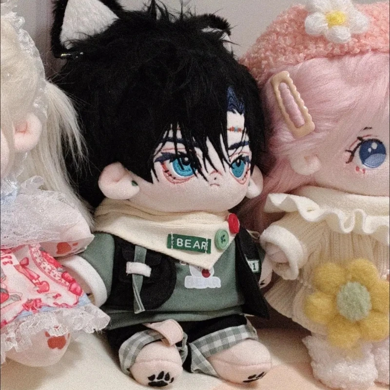 

20 см аниме атрибуты Zang Ji Kawaii косплей хлопковая кукла тело со скелетом мультяшное платье мягкие плюшевые игрушки фигурки фанаты подарок