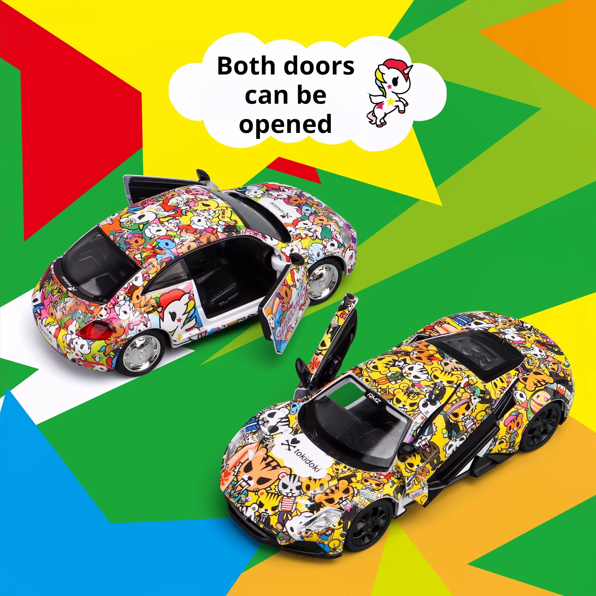 

Лицензионные коллекционные модели автомобилей TOKIDOKI (1:36): Porsche, BMW, Audi, Lamborghini, Maserati. Декор для рабочего стола.