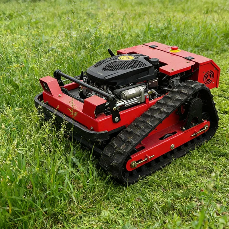 

Customized Remote Control Zero Turn Lawn Mower All Terrain Crawler Grass Cutter for Agriculture