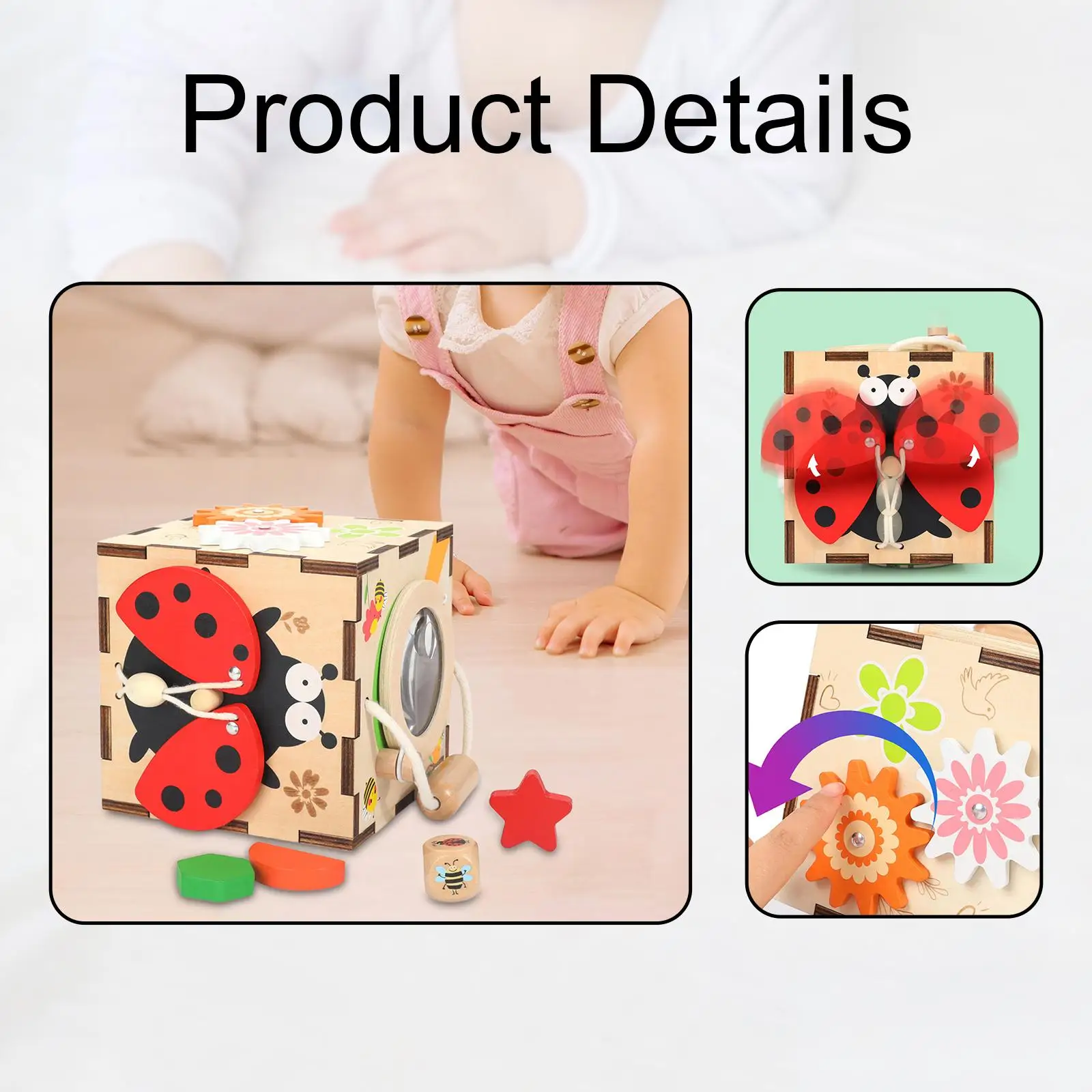 النشاط مكعب هدية عيد ميلاد شكل فارز التنسيق بين اليد والعين مركز اللعب الخشبي لعبة تعلم التنموية لعمر 1 2 3 سنوات