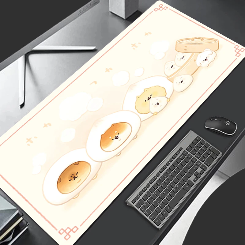 Mousepad Pattern Gaming Mats Rubber Cartoon Cute Bread Dog Mouse Pad PC Accessories Desk Mat HD Non Slip Table Mat Keyboard Pad