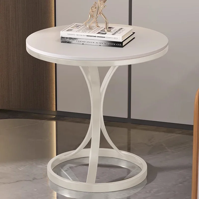 Dressing White Coffee Tables Nesting Tea Bedside Round Small Coffee Tables Small Bedside Taburete Madera Room Furniture YR50CT