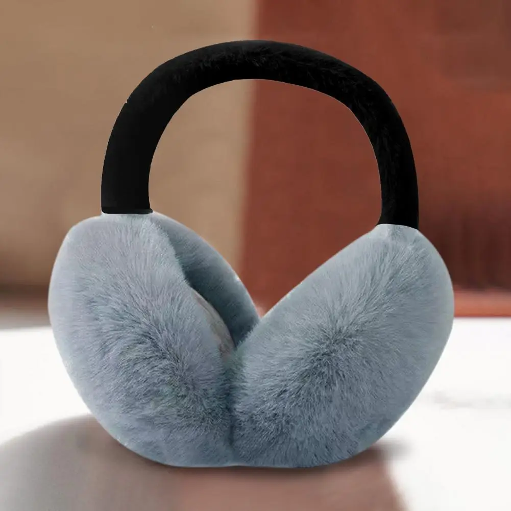 

Comfortable Modern Autumn Winter Fluffy Headband Earmuffs Cozy Touch Ear Covers Elastic for Hiking