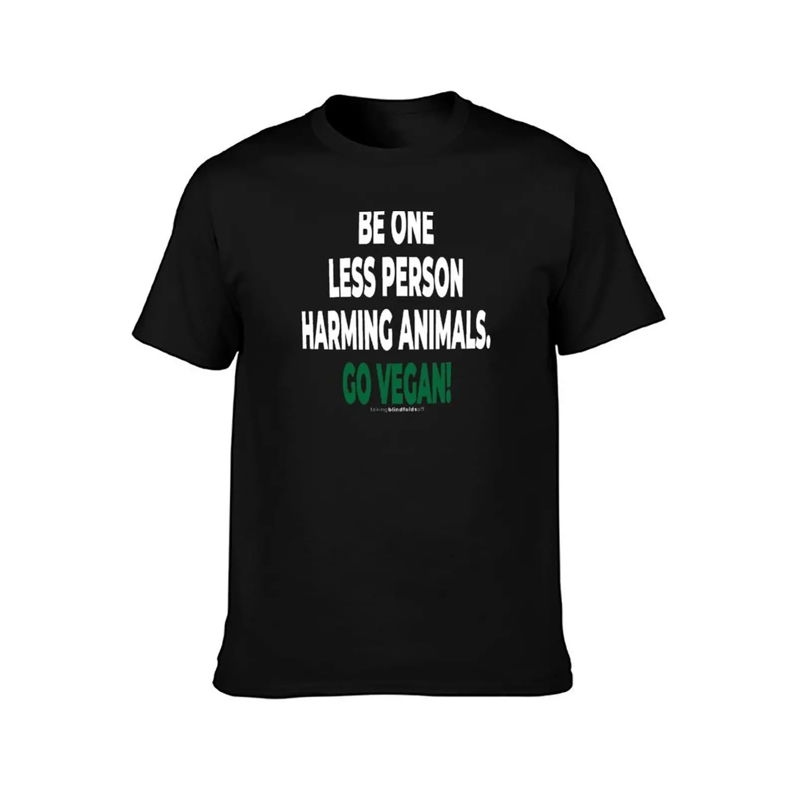 Vegan Activist Graphics #takingblindfoldsoff 77 T-Shirt Summer Casual Cotton Tee Oversized Streetwear Tops Unisex Men Women