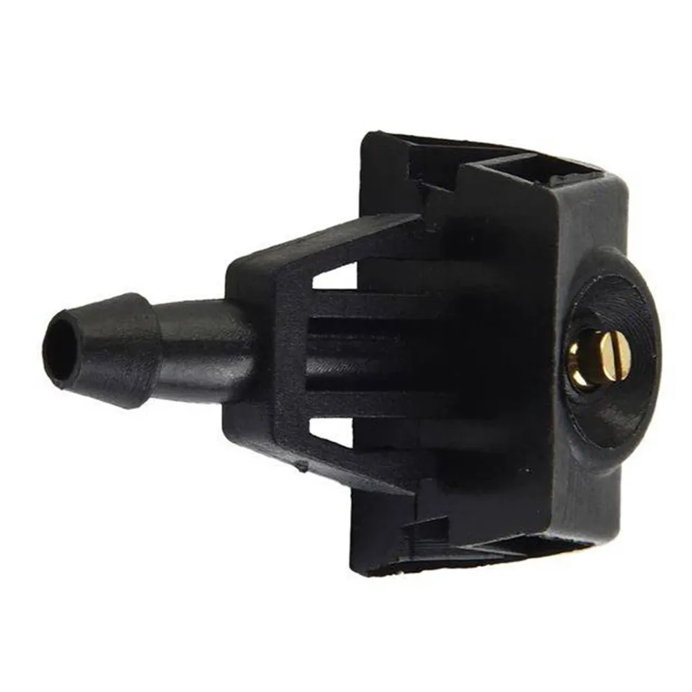 2pcs Windshield Washer Wiper Spray Nozzle Sprayer Jet 28932-9U000 Fit For Nissan Note 2006-2013 Black Car Windshield Washer