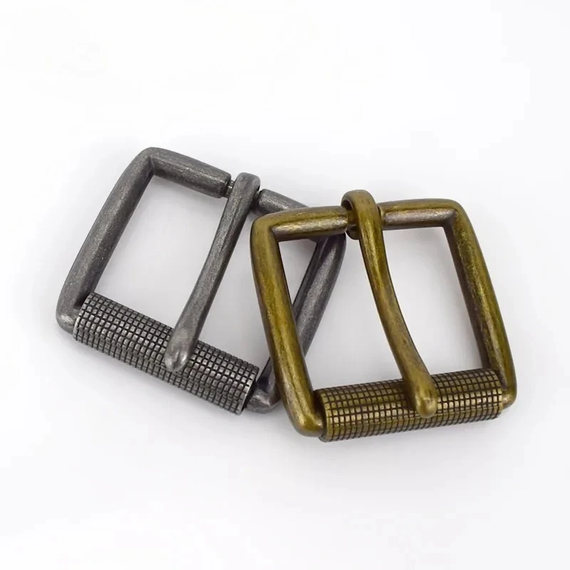 

1/2/5Pcs 40mm Men Metal Belt Buckle Retro Bronze Silver Men's Roller Pin Buckles Waistband Head Leather Craft Accessories