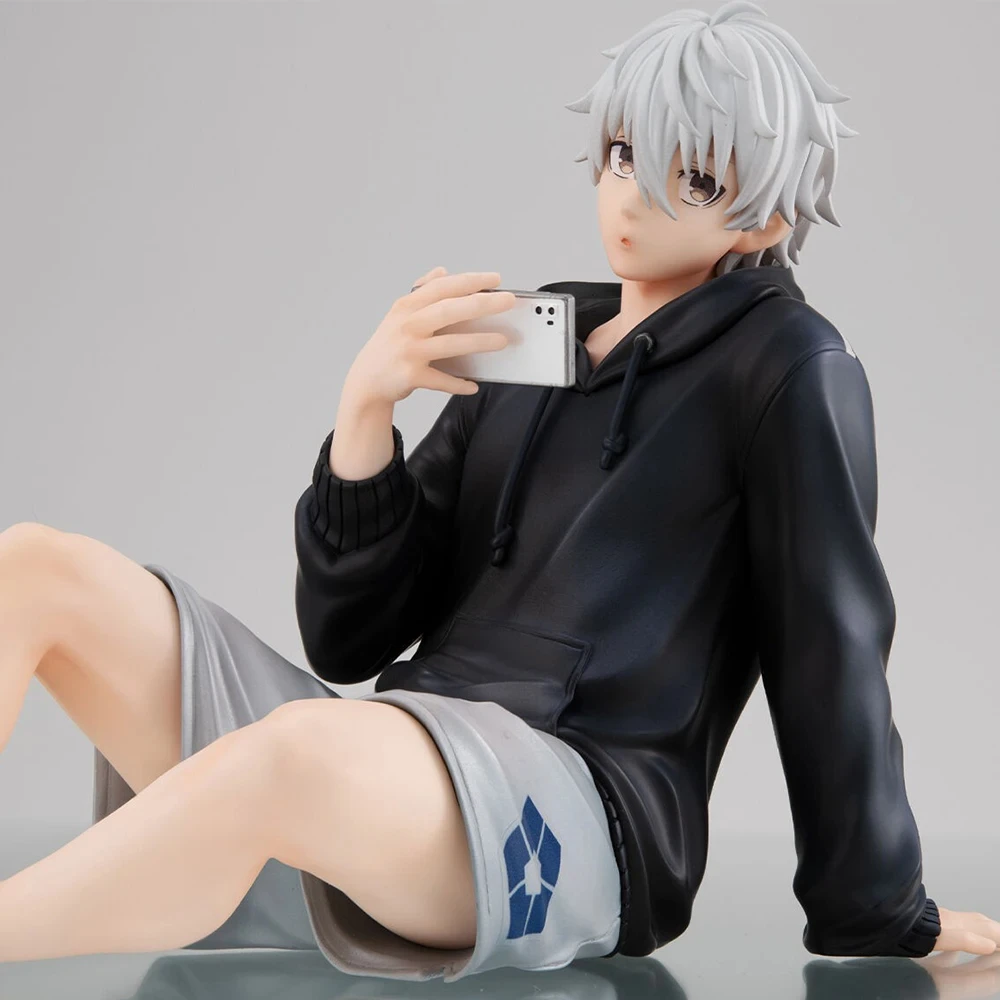 Figurita de Nagi Seishiro de 13cm, adornos en miniatura de PVC con cerradura azul de Anime, modelo de Manga japonesa, juguetes para muñecas, Kits de modelismo, figura GK