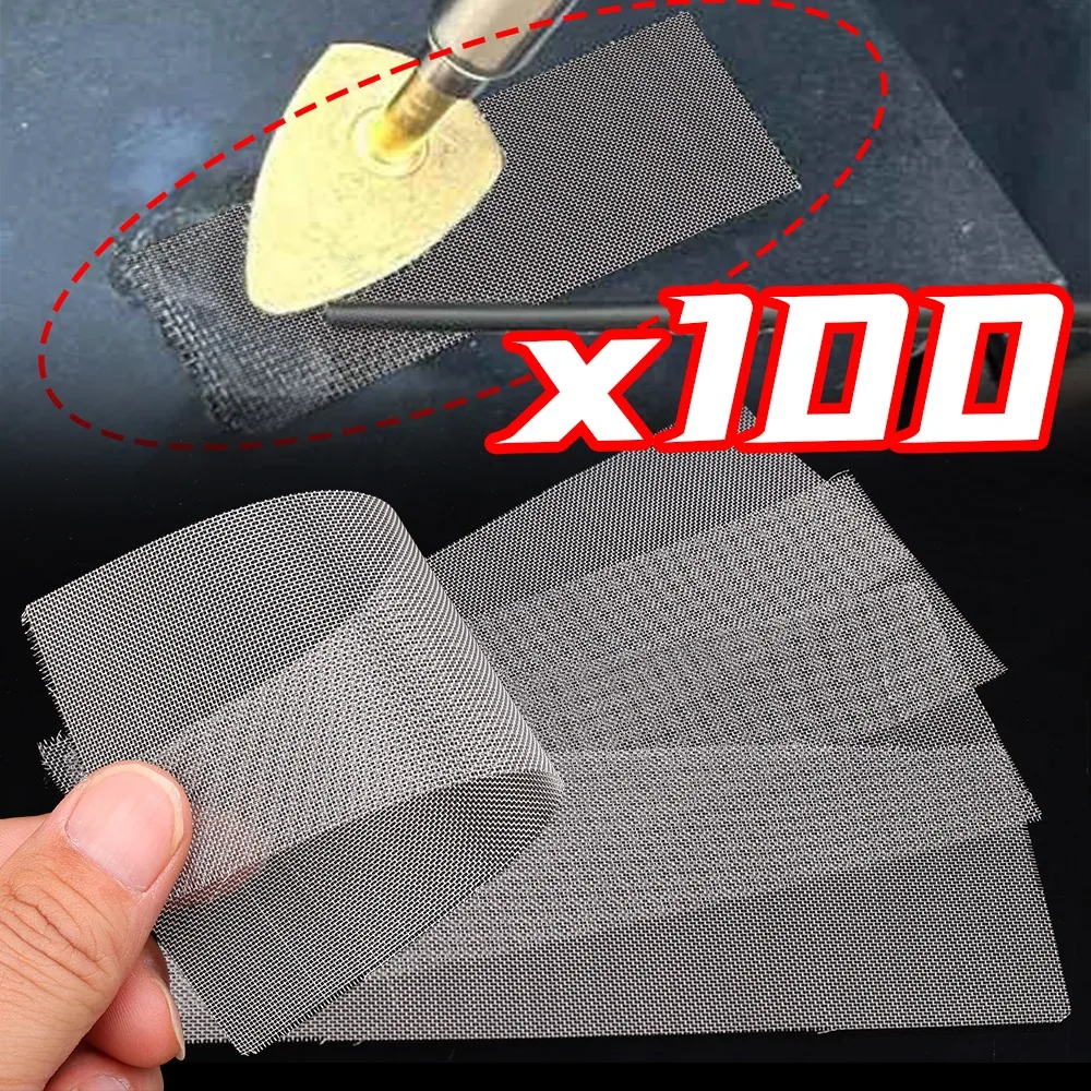 5*15cm Stainless Steel Car Bumper Repair Mesh Auto Body Plastic Crack Repairing Hole Fix Wire Screen Auto Hot Welding Accessory