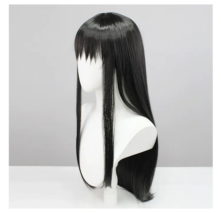 Synthetic Hair Puella Magi Madoka Magica Akemi Homura Cosplay Wig  Long Grey Wigs Fashion Heat Resistant Wig