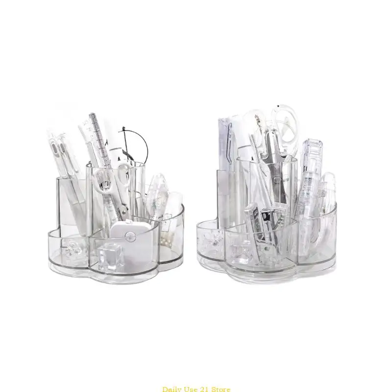 

Multifunctional Makeup Organizers Rotating Clear Acrylics Cosmetic Storage