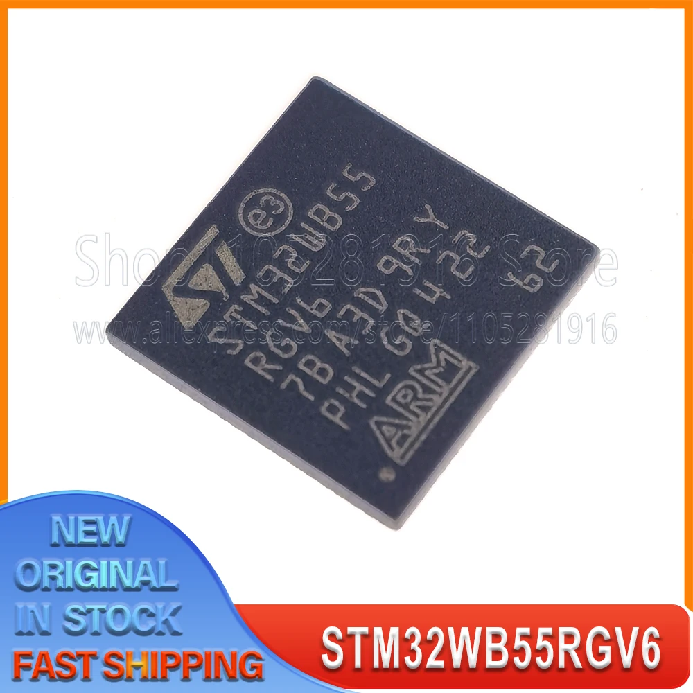 

1~20PCS/LOT STM32WB55RGV6 VFQFN68 STM32WB55 100% New Spot stock