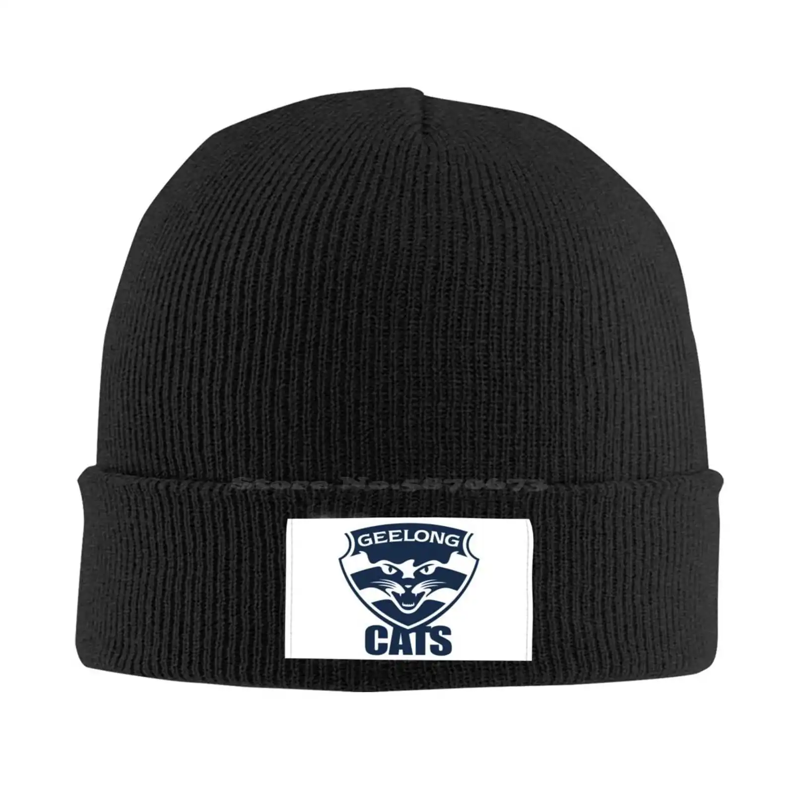 Geelong Cats FC Logo Print Graphic Casual cap Baseball cap Knitted hat