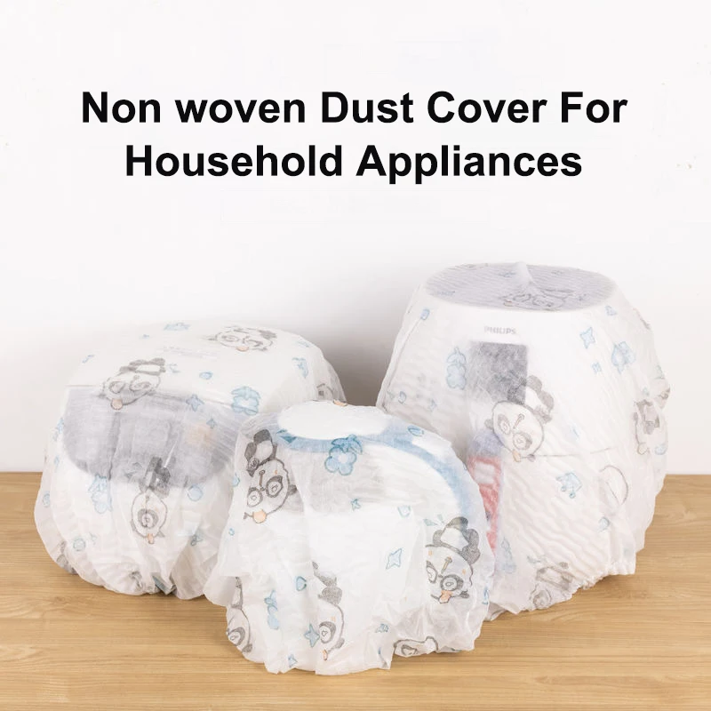 10Pcs Disposable Household Appliances AC Dustproof Cover Cartoon Pattern Fan Rice Cooker Microwave Oven Protect Cover