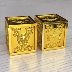 ST Model Saint Seiya Myth Cloth EX Pandora box 2pcs Aries With Dohko For KIKI Mini Size Plastic Box Action Figure Model Toys