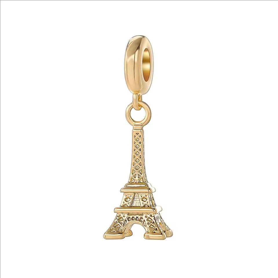 Travel The World Charm Paris Eiffel Tower Sydney Opera House Statue Of Liberty Beads Fit Original 925Silver Bracelet DIY Jewelry