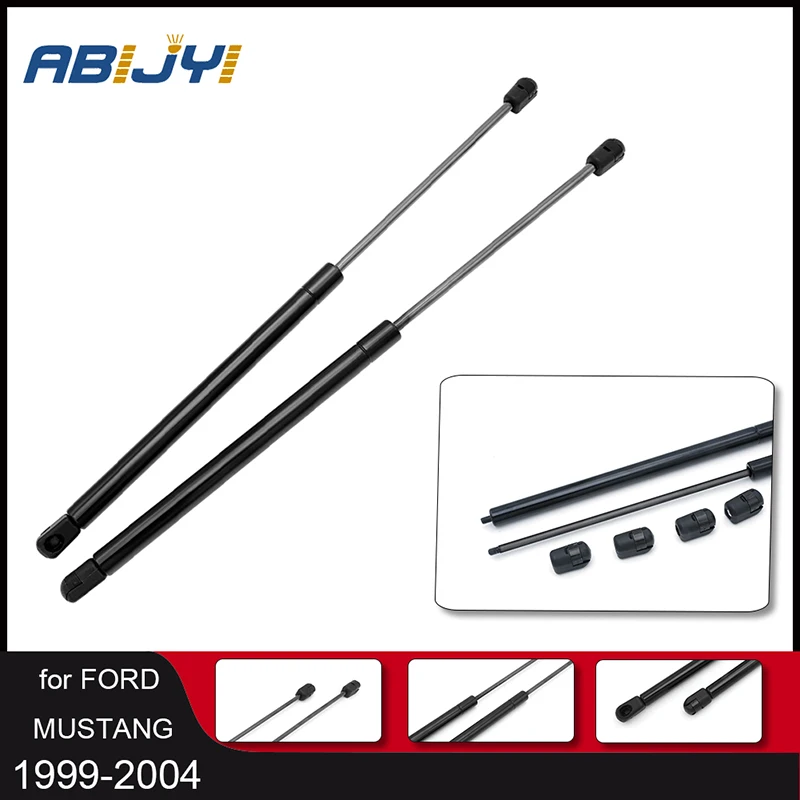 

For 1994-2004 Ford Mustang With Spoiler 2Pcs Rear Trunk Lid Lift Supports Shocks Struts Arms Props Rods Damper Electric