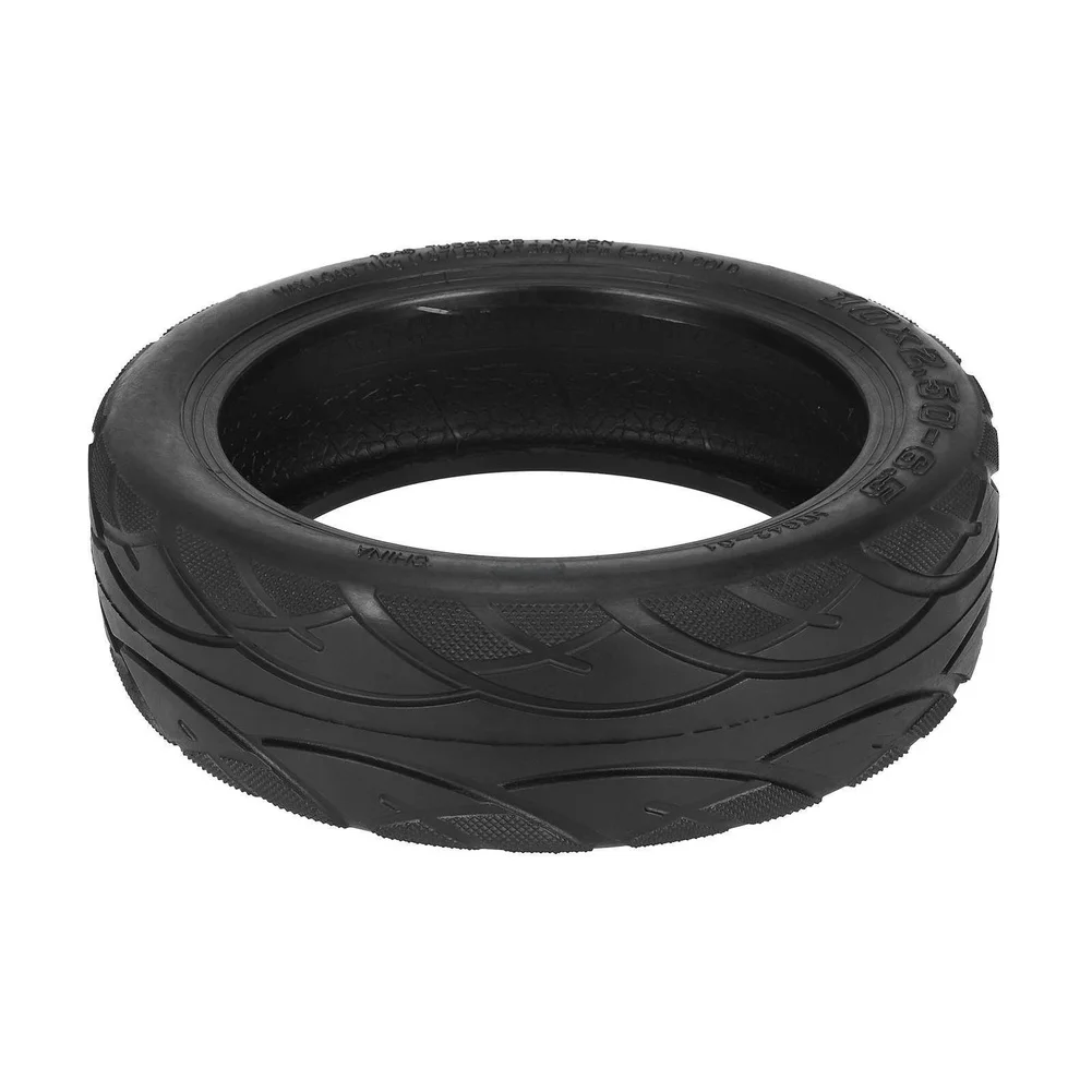 10x2.50-6.5 Inch Vacuum Tire For Electric Scooter Thick Wear Resistant Rubber Tubeless Road Wheel With Enhanced Traction And Bal