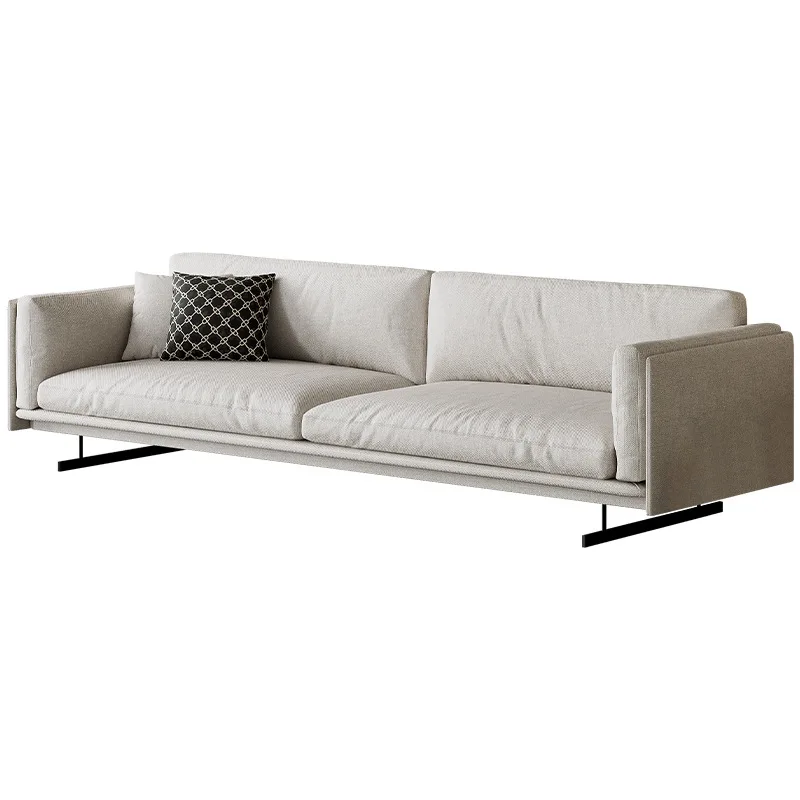 

-For Nordic Row Three-Seat Cotton and Linen Sofa Fabric Living Room Sofa with Quiet Breeze Technology Cloth Furniture Sofa&