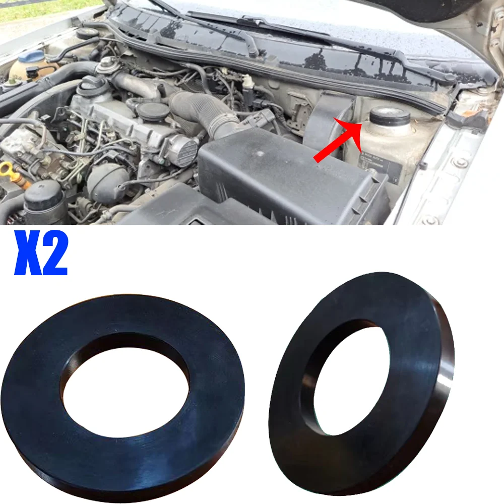 2X Car Shock Absorber Rubber Ring For Fiat Panda MK1 MK2 Gingo City Cross Bushing Hood Seal Front  Bearing Top Mount Tower NEW