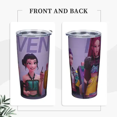 के पॉप डेमन हंटर्स मूवी स्टेनलेस स्टील टम्बलर कैम्पिंग कार मग 20oz थर्मल मग पोर्टेबल ठंडा और गर्म दूध चाय पानी की बोतल 10 best sales 20 औंस का गिलास - №10