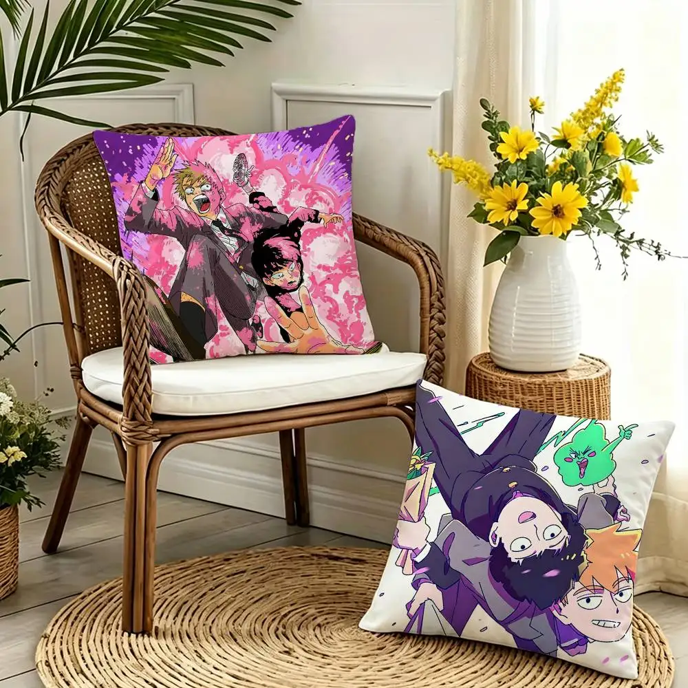 

Mob and R-Reigen Pillow Case Pattern Printed Pillowcase For Living Room Sofa Cushion Cover