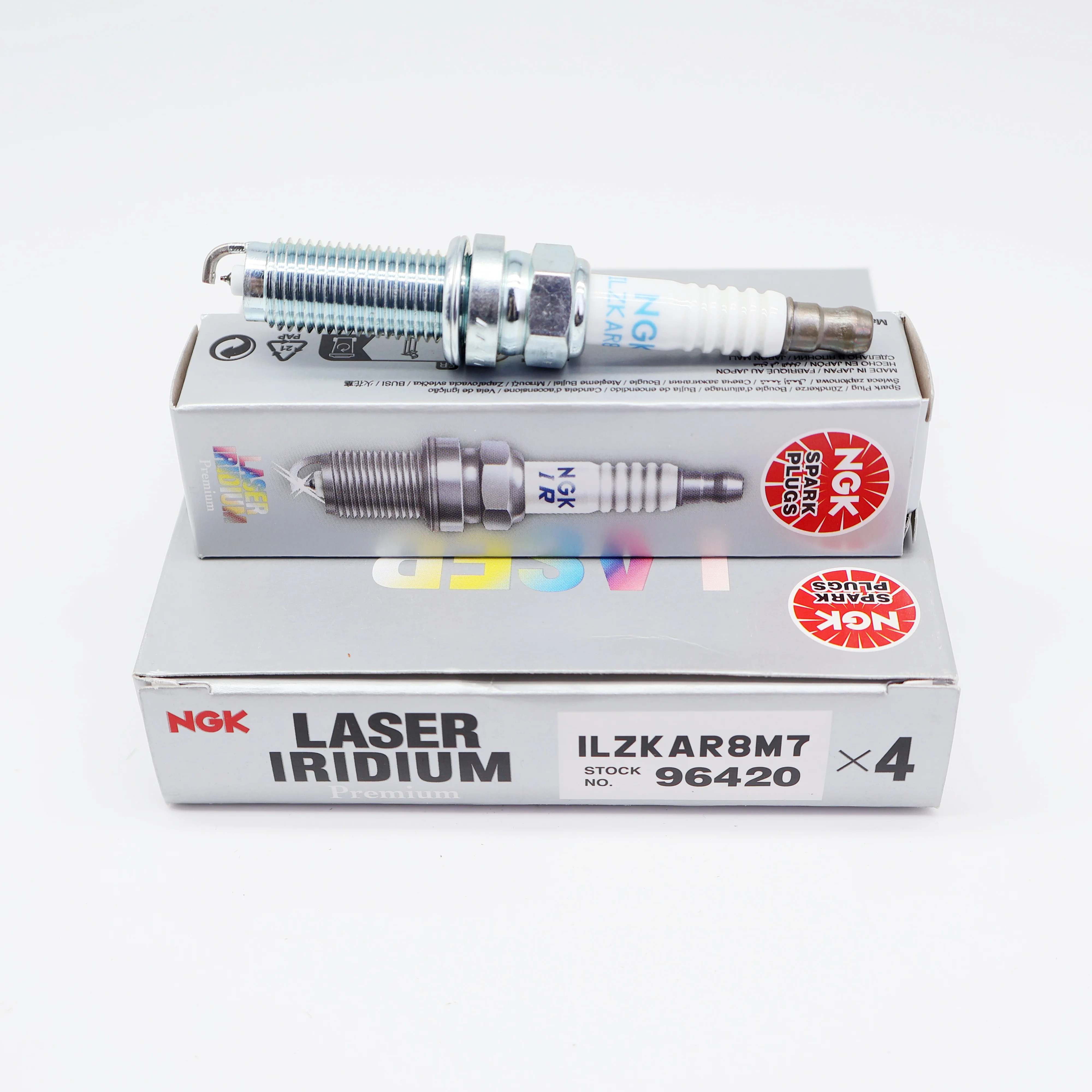 NGK Iridium Platinum Spark Plug ILZKAR8M7 96420 Original genuine product