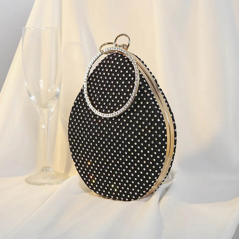 Fashion Women Clutch Bag Handbag with Pearl Rhinestone Gold Luxury Chain Shoulder Bag Party Birthday Wedding Shoulder Bags Purse