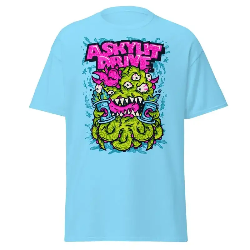 A SKYLIT DRIVE Googly Eyed Monster Scene Post Hardcore Band T Shirt