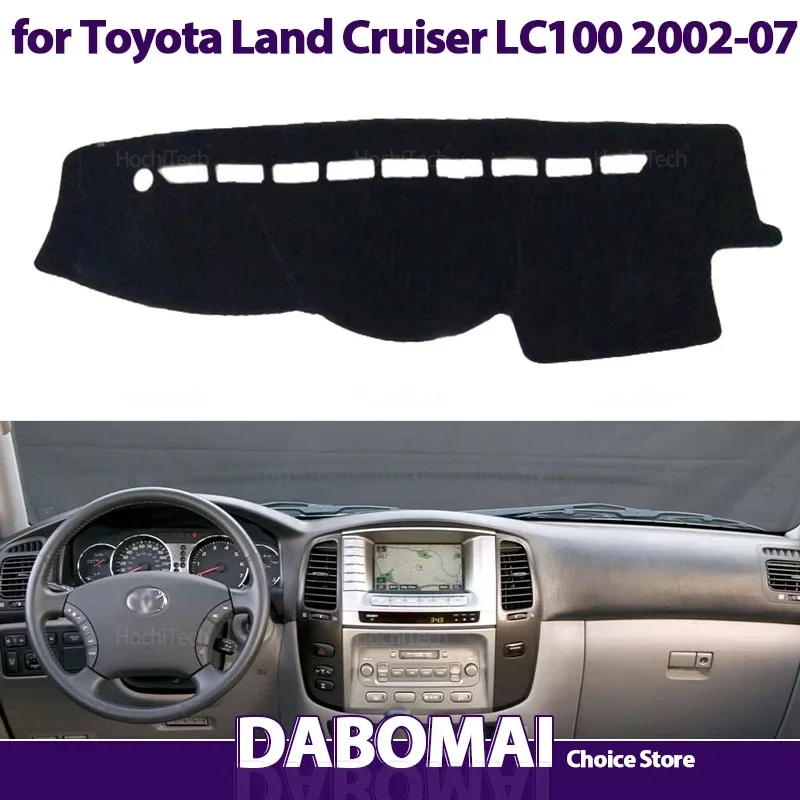 

Чехол на приборную панель, коврик для приборной панели, ковер, накидка, одеяло, автомобильные аксессуары для Toyota Land Cruiser LC100 2002-2007