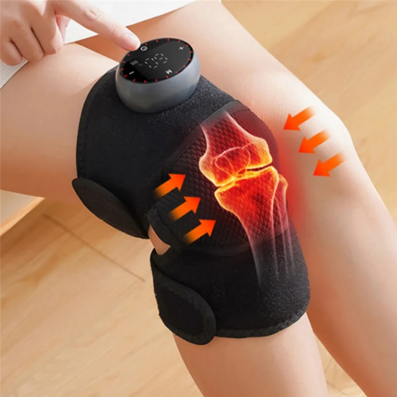 Genouillères chauffantes électriques auto-chauffantes A83G, 1 ensemble, masseur de genou, compresse thermique articulaire pour dispositif de thérapie de la douleur chronique des jambes