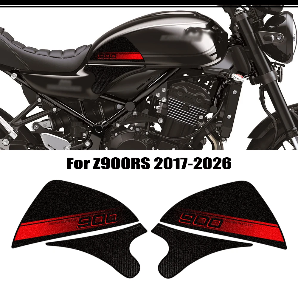 カワサキ-z900rs-カフェ-se-2017-2026-バイク用アクセサリー-滑り止め燃料タンクパッド＆膝脚グリップ保護ステッカー