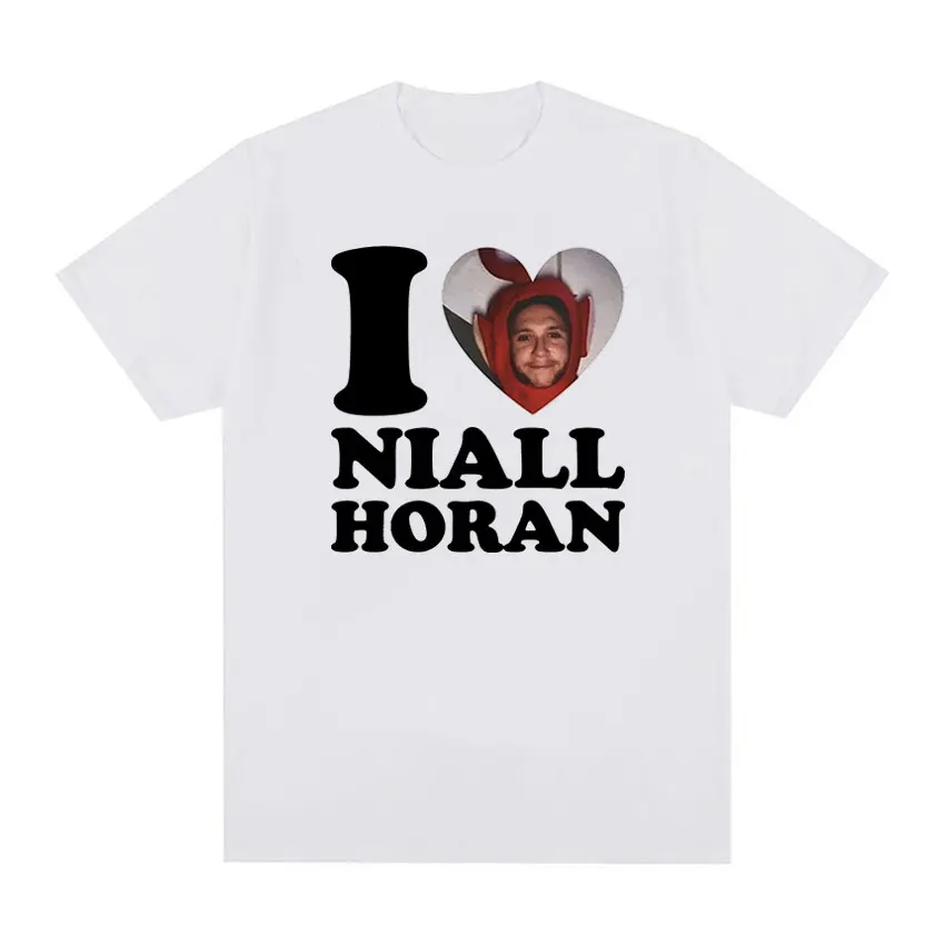 I Love Niall Horan Funny Graphic Tee Shirt Men's Women Casual 100% Cotton Short Sleeve T-shirt Summer Fashion Oversized T Shirts