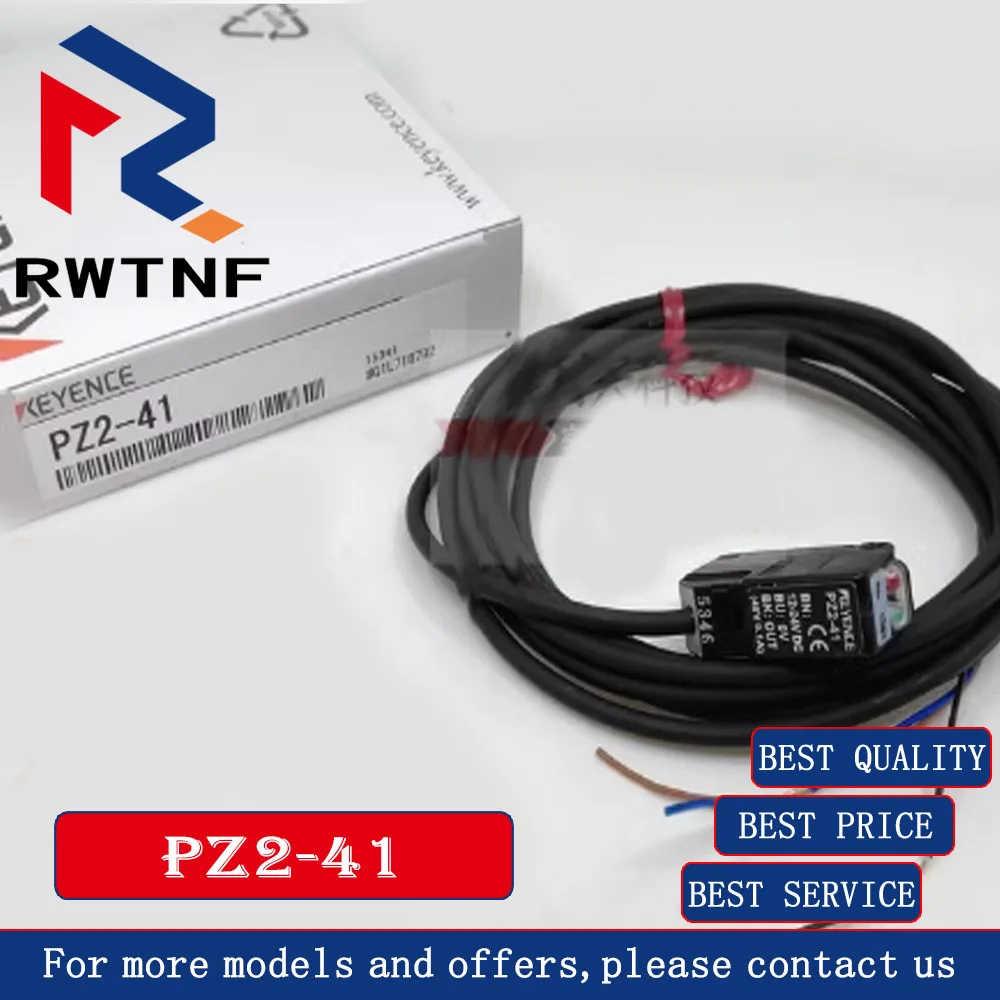 Brandneuer echter PZ2-41 KEYENCE NPN-Lichtschrankensensor mit quadratischer Reflexion, 100 % Original, Lagerbestand