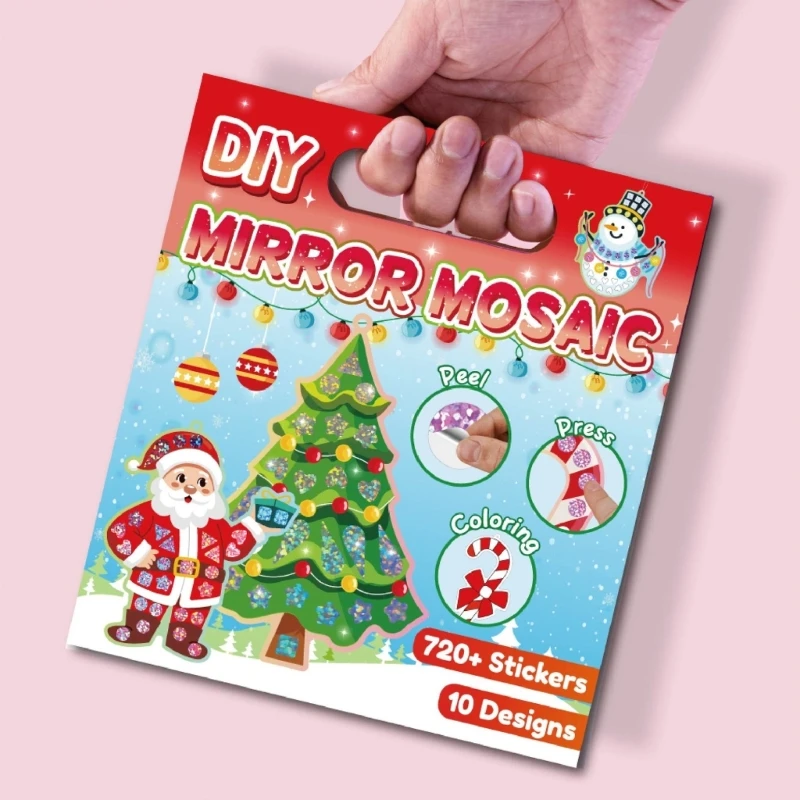 

Christmas Theme Foil Art Craft Project For Kids Room Festival Decoration A2UB