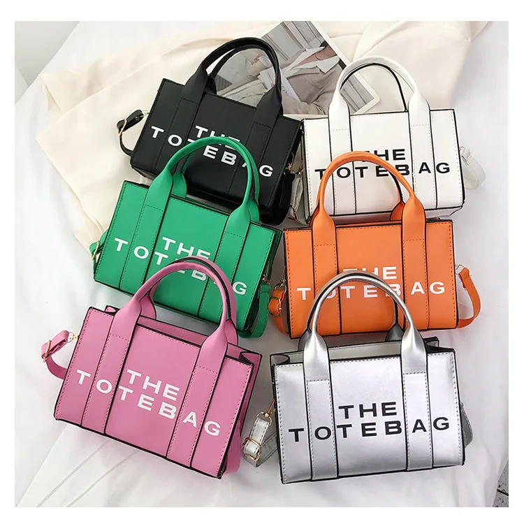 

Orange Mini Fashion Trend Girl Woman Messenger Shoulder PU PVC Leather Women Lady Bags Handbag Phone Case Purses Square Tote Bag