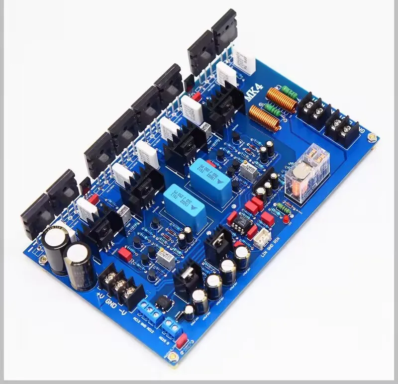 MK4 fever amplifier board HiFi level high-end combined high-power dual channel with protection adjustable Class A