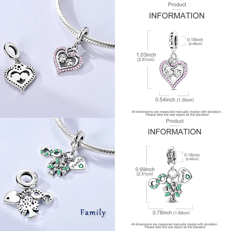 925 Sterling Silber Charm-Perlen Katze Mond Pfote Schmetterling Kreuz Sternennacht Krippenmotiv DIY Armband Halskette Geschenk für Frauen Mädchen – Detail 21
