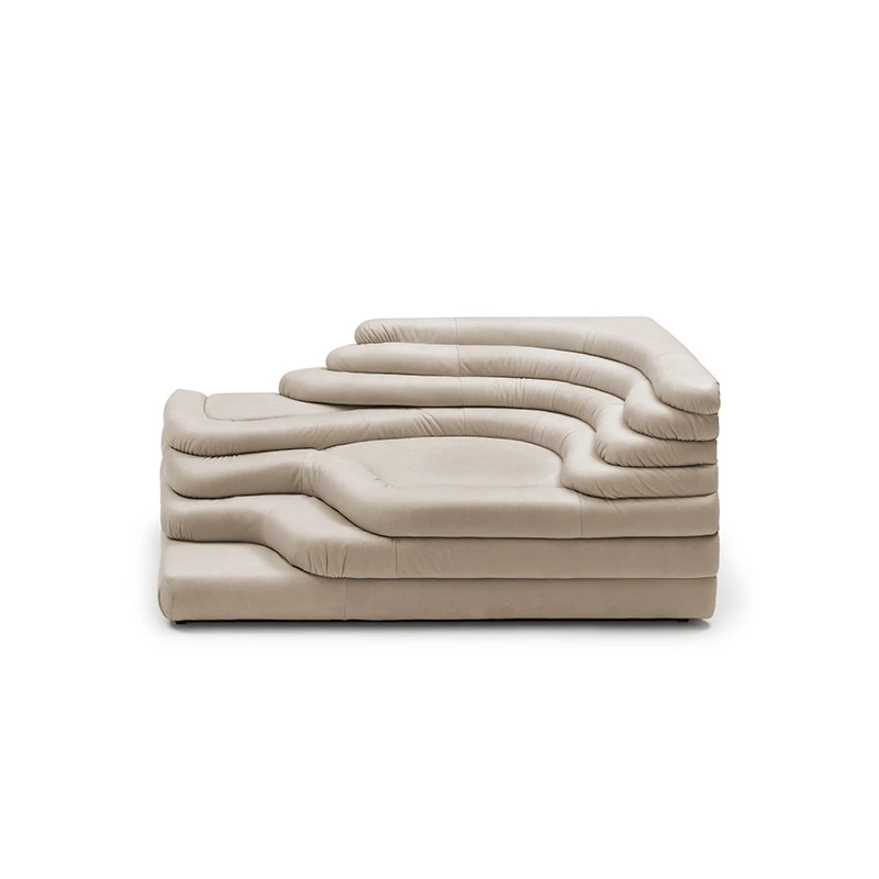 Retro terraced sofa designer special-shaped hill artistic sofa
