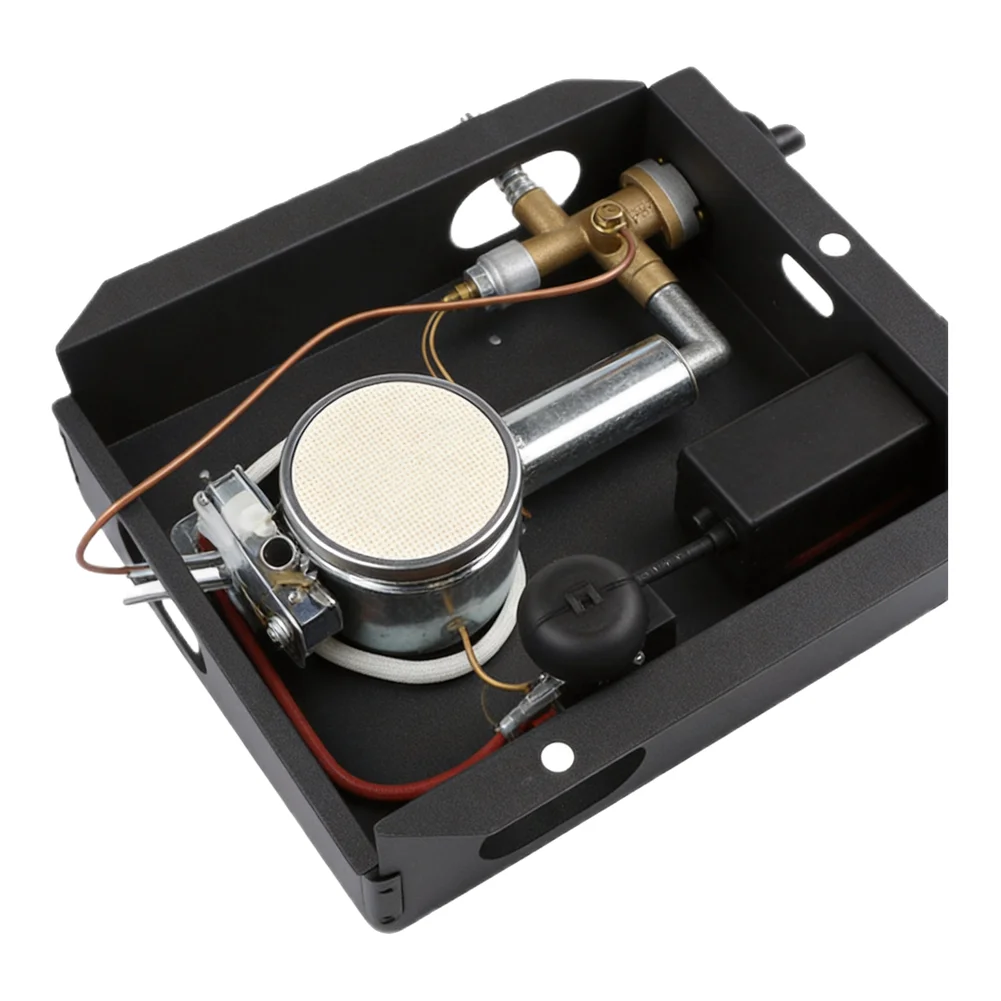 Control Box Heater Gas Heater Assembly 3 8 Inch Male Flare Easy Installation Process Floor Mount Installation For Glass Tube