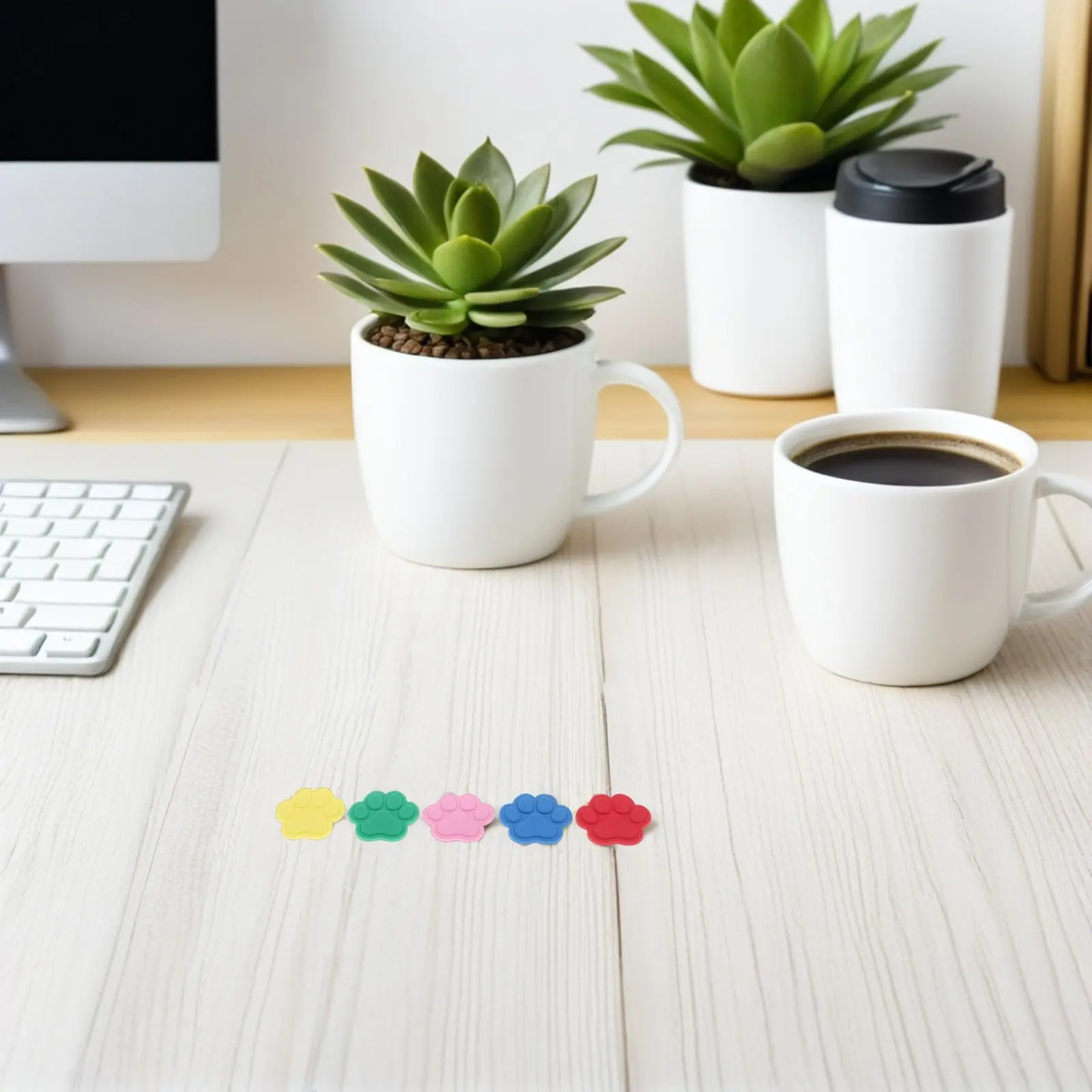 

30 шт. Забавные клипсы для карандашей в форме кошачьих лапок, милые фигурки животных, украшения для ручек, награды для школьников, призы для класса