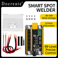 99 Gears 8V-24V Spot Welder Kit Digital Power Adjustable Spot Welding Pen Control Board Nickel Sheet For 18650 Lithium Battery