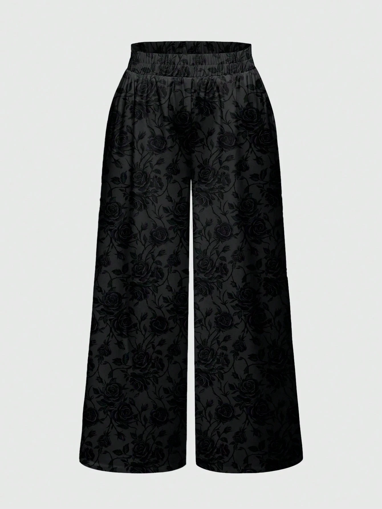 Witchy Magic Element 3D Print Quick Dry Straight Pants Unisex, Mystic Moth Moon Herb Crystal Elastic Casual Street Long Trousers