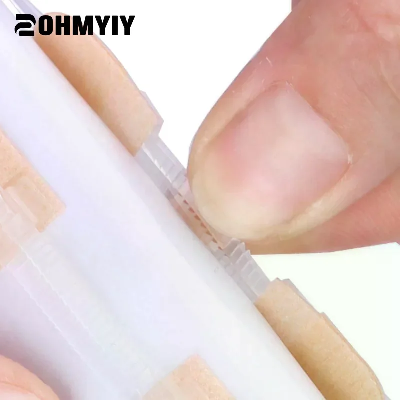 Patchs de fermeture de plaie avec fermeture éclair, 45x10mm, bandes de Sutures élastiques respirantes et sans couture pour le soin des plaies, Non tissées